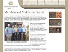 Tablet Screenshot of meridian-dental.com